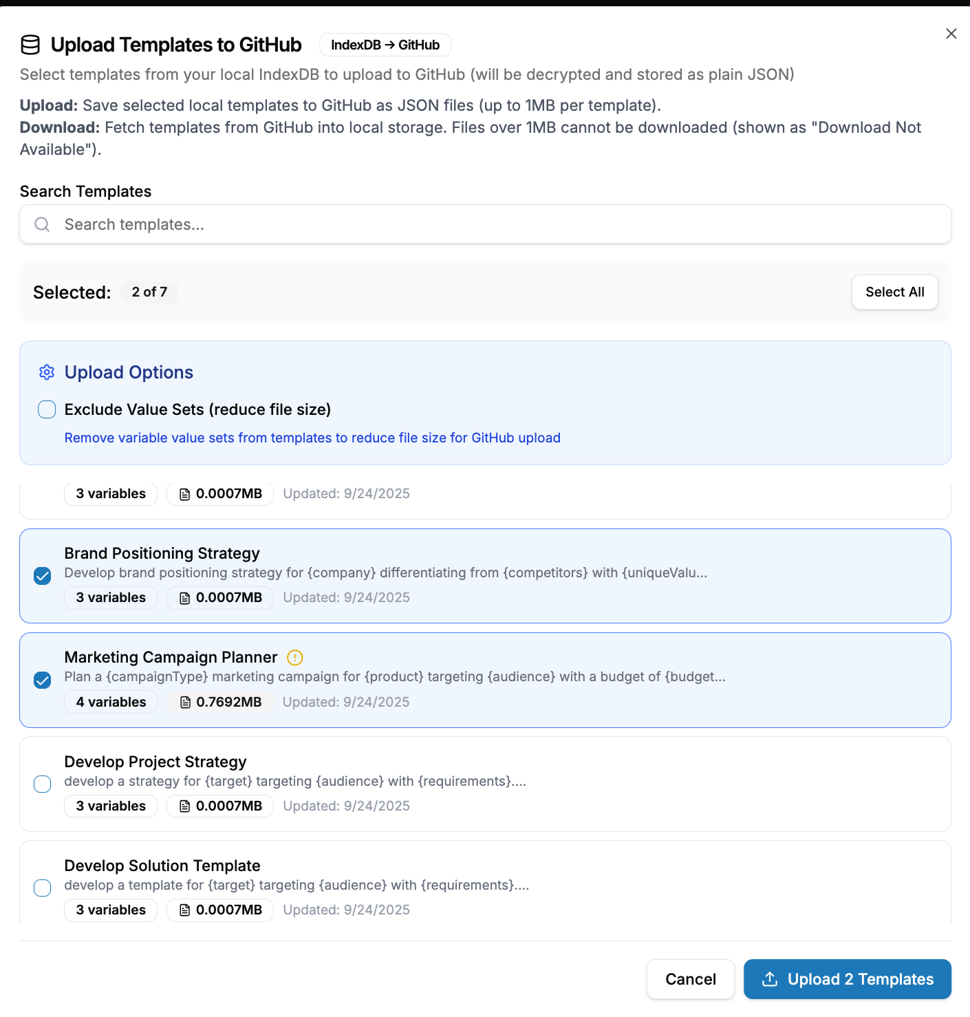 GitHub Backup Screenshot